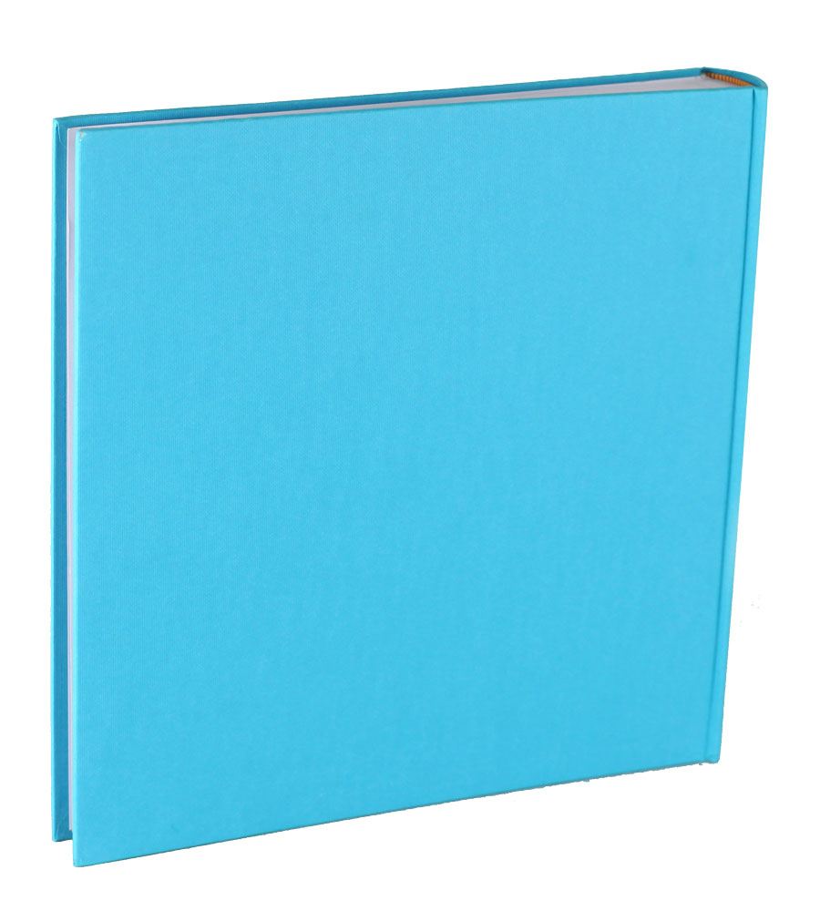 Flair Fotoalbum 30x30 cm 100 weiße Seiten Seiten Jumbo Buchalbum Fotobuch - Farbe: Türkis
