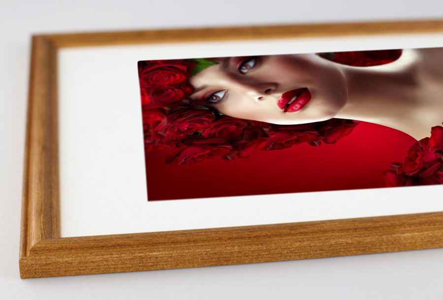 Leano Bilderrahmen aus Holz – Fotorahmen mit Klarglas & Flexipins | Wanddeko & Collage-Rahmen S190 - Farbe: Eiche | Format: 30x45