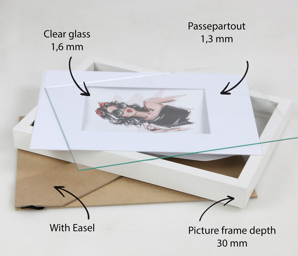 3er 5er Set Holz Bilderrahmen Bilder Foto Rahmen Fotorahmen Wanddeko Collage Poster HR-15 - Pack: 3er | Farbe: Nuss | Format: 21x30