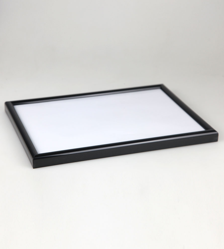 Classic Leichter Kunststoffbilderrahmen mit Acrylglas Schutz ohne Kompromisse BD - Farbe: Schwarz | Format: 20x20