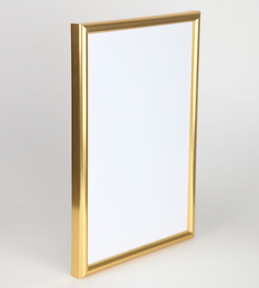 Classic Leichter Kunststoffbilderrahmen mit Acrylglas Schutz ohne Kompromisse BD - Farbe: Gold | Format: 13x18
