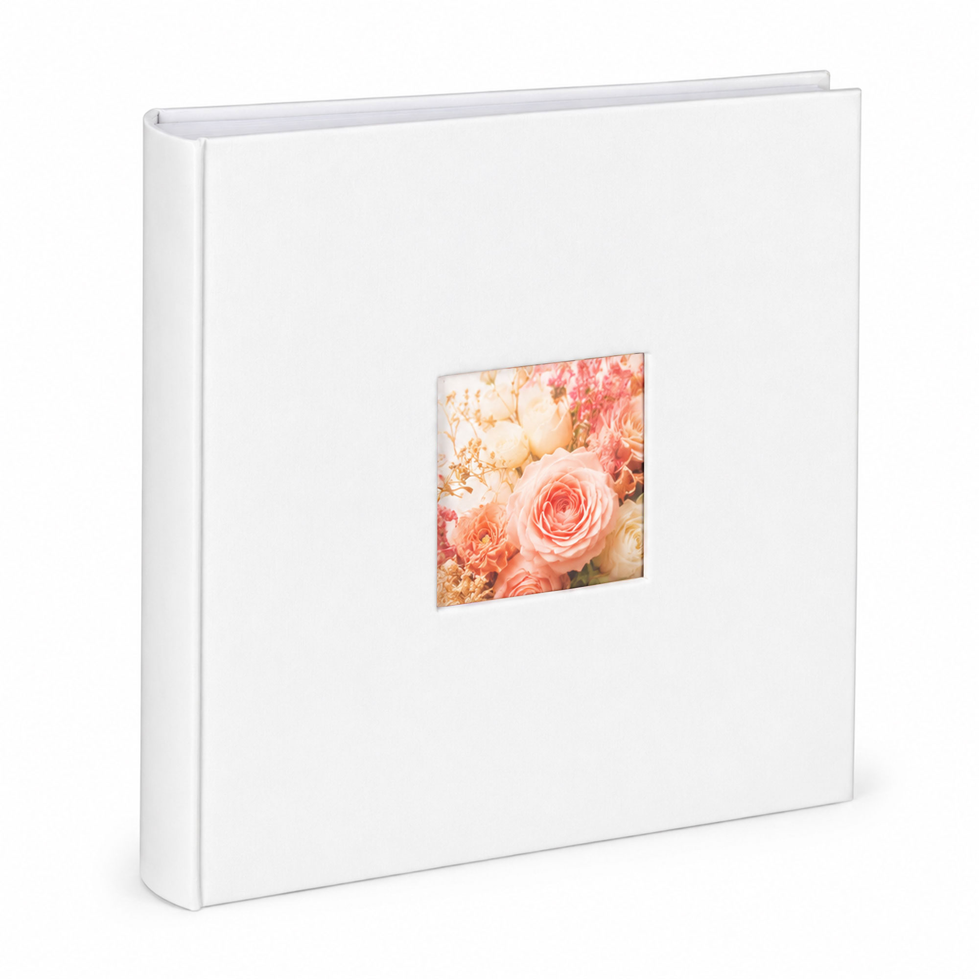 Flair Fotoalbum 30x30 cm 100 weiße Seiten Seiten Jumbo Buchalbum Fotobuch - Farbe: Weiß