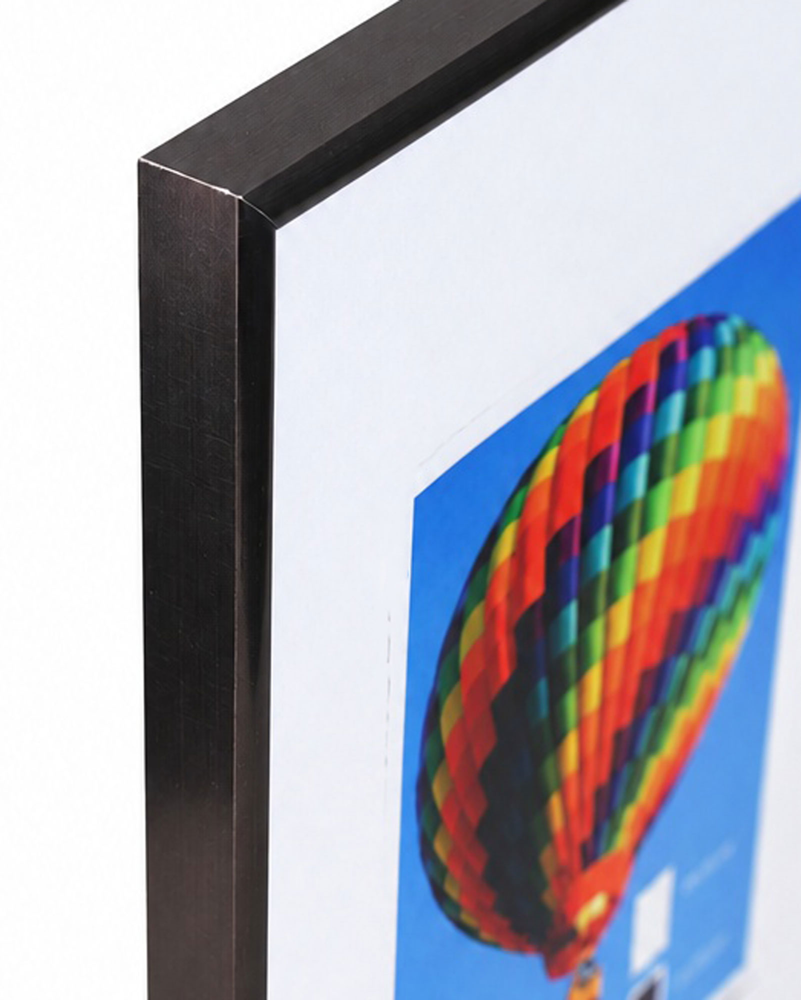 New Lifestyle Kunststoff Bilderrahmen Kunststoffrahmen Bildhalter Bildträger - Farbe: Antrazit | Format: 50x60