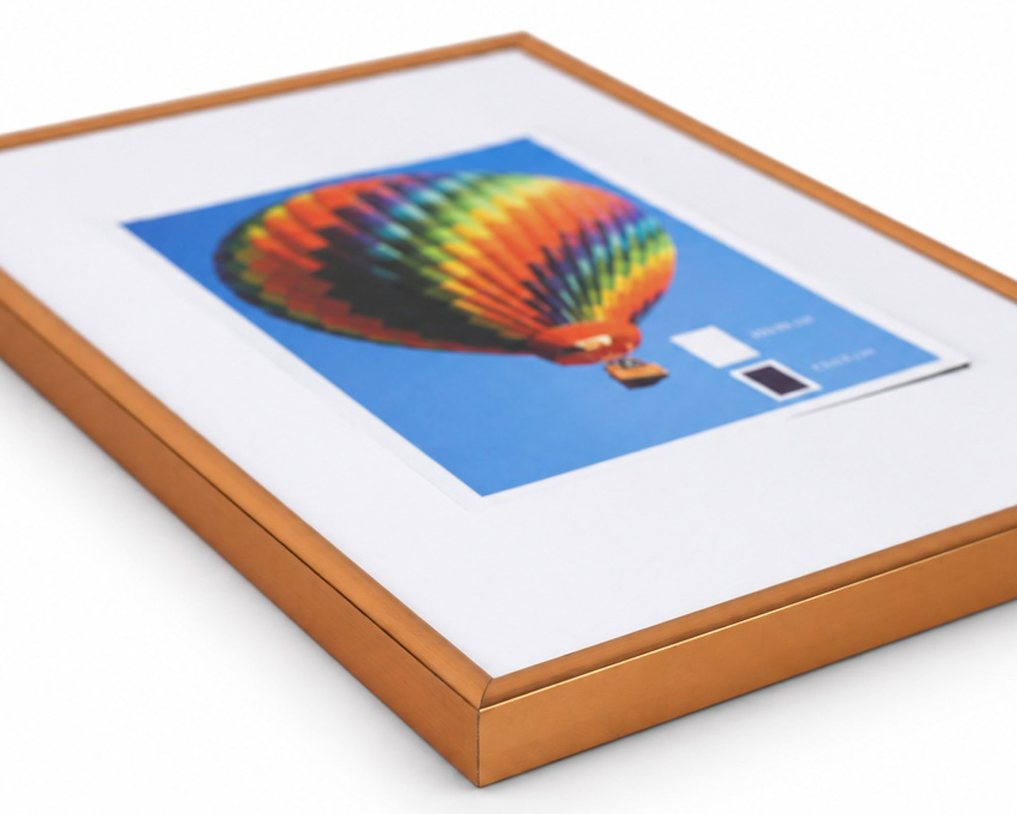 New Lifestyle Kunststoff Bilderrahmen Kunststoffrahmen Bildhalter Bildträger - Farbe: Bronze | Format: 10x15