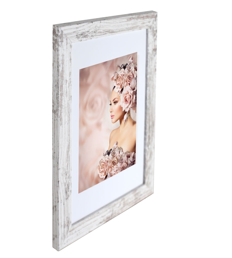 Bilderrahmen Holz Rahmen Plexi Acryl Collage Wanddeko Poster quadratisch S215 -