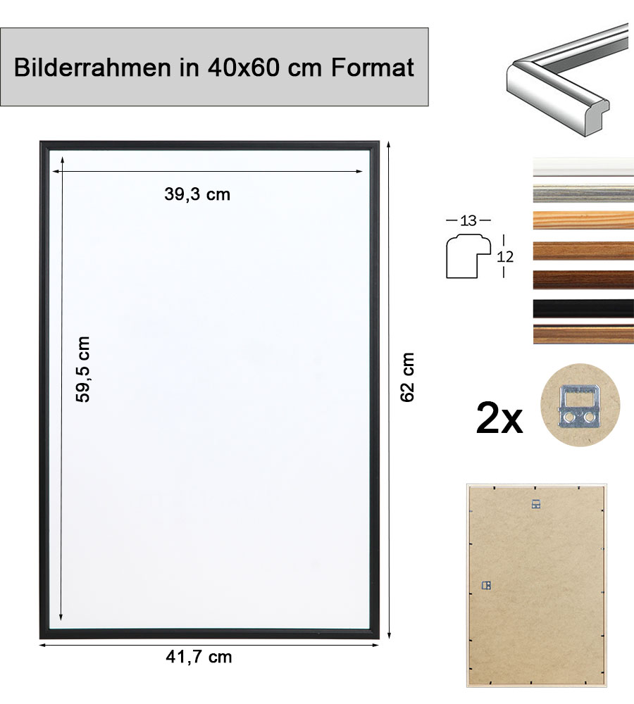 EKO Holz Bilderrahmen Foto Rahmen Holzrahmen Wanddeko Collage Poster S236 -