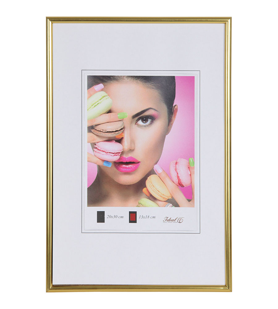 2er 3er 5er Pack Photo Style Set Bilderrahmen Wanddeko Collage Poster Kunststoff Rahmen - Pack: 5er | Farbe: Gold | Format: 20x20