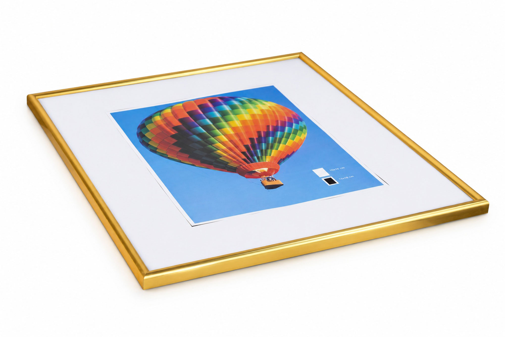 New Lifestyle Kunststoff Bilderrahmen Kunststoffrahmen Bildhalter Bildträger - Farbe: Gold | Format: 50x60