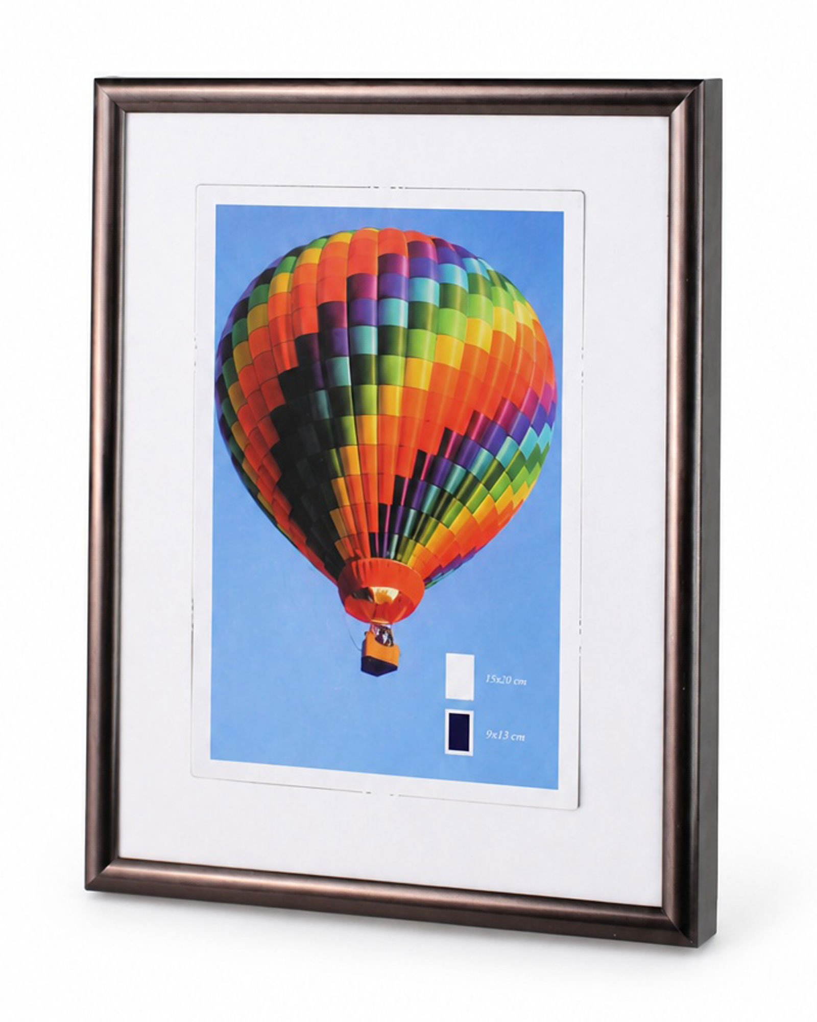 New Lifestyle Kunststoff Bilderrahmen Kunststoffrahmen Bildhalter Bildträger - Farbe: Antrazit | Format: 15x20