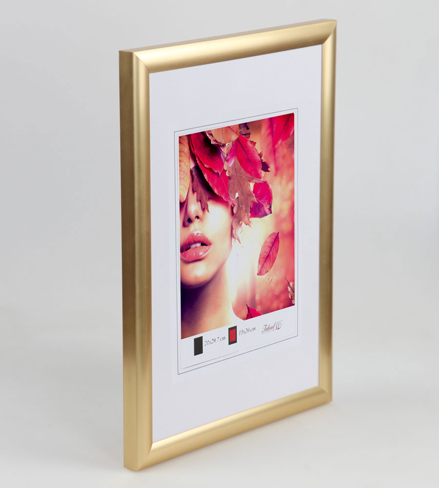 3er 5er Pack Art Line Kunststoff Bilderrahmen Wanddeko Collage Poster Fotorahmen Bildträger - Pack: 3er | Farbe: Gold | Format: 20x30