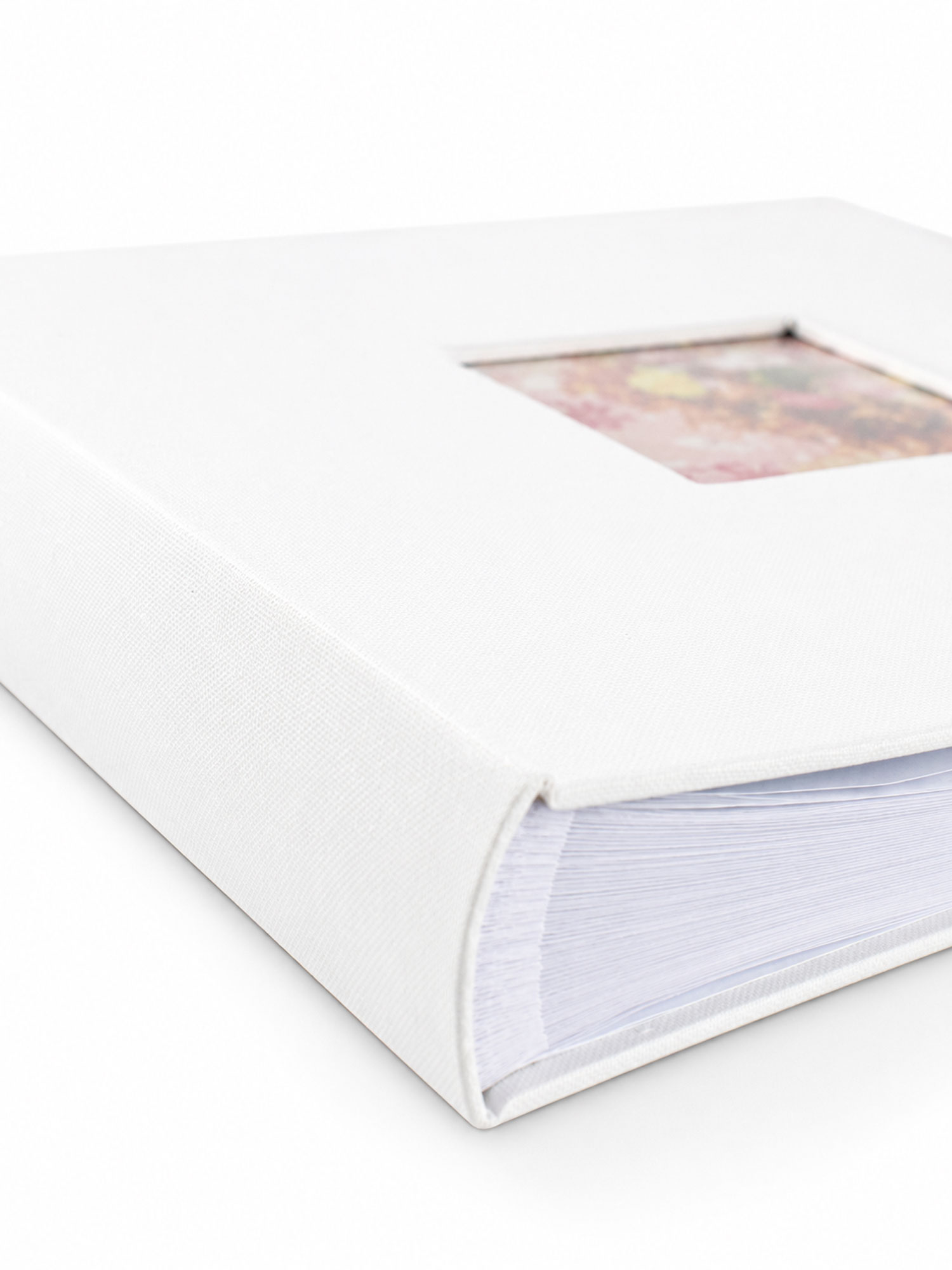 Flair Fotoalbum 30x30 cm 100 weiße Seiten Seiten Jumbo Buchalbum Fotobuch - Farbe: Weiß