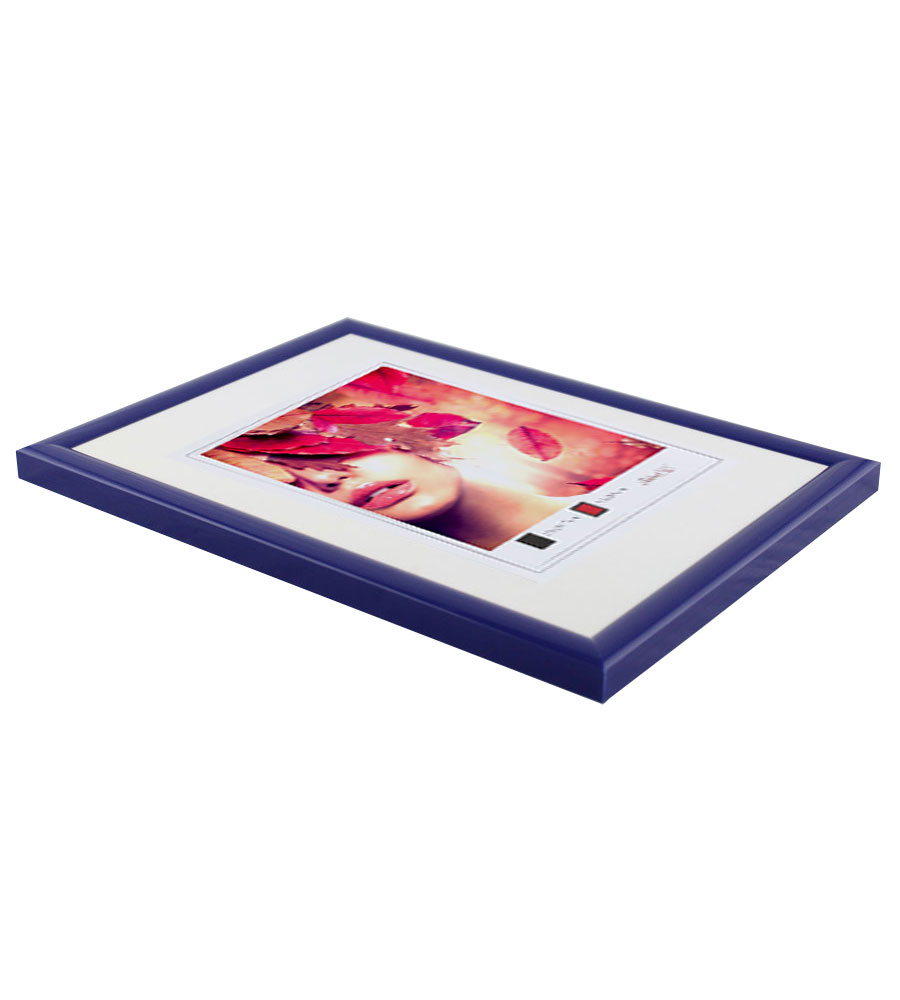 3er 5er Pack Art Line Kunststoff Bilderrahmen Wanddeko Collage Poster Fotorahmen Bildträger - Pack: 3er | Farbe: Blau | Format: 30x45