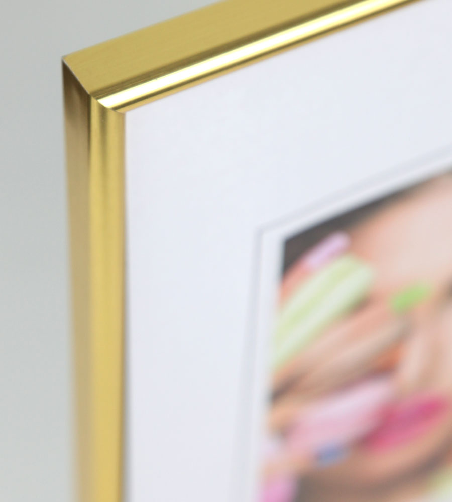 2er 3er 5er Pack Photo Style Set Bilderrahmen Wanddeko Collage Poster Kunststoff Rahmen - Pack: 5er | Farbe: Gold | Format: 20x20