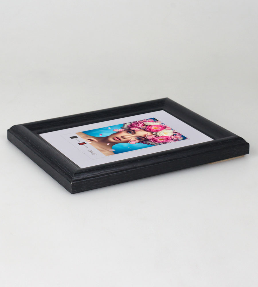 3er 5er Set Holzrahmen mit Kunststoffglas Bilderrahmen MDF Rahmen Collage Wandrahmen Fotorahmen neu HR-22 - Farbe: 3er Pack Schwarz | Format: 13x18