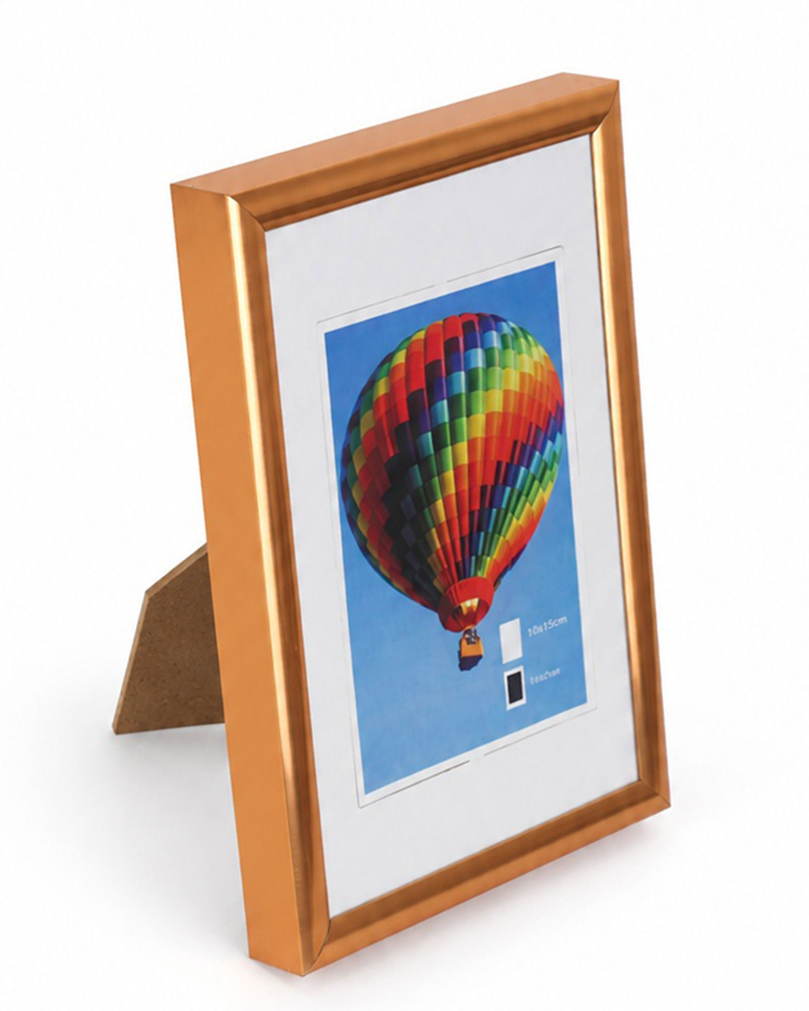 New Lifestyle Kunststoff Bilderrahmen Kunststoffrahmen Bildhalter Bildträger - Farbe: Bronze | Format: 10x15
