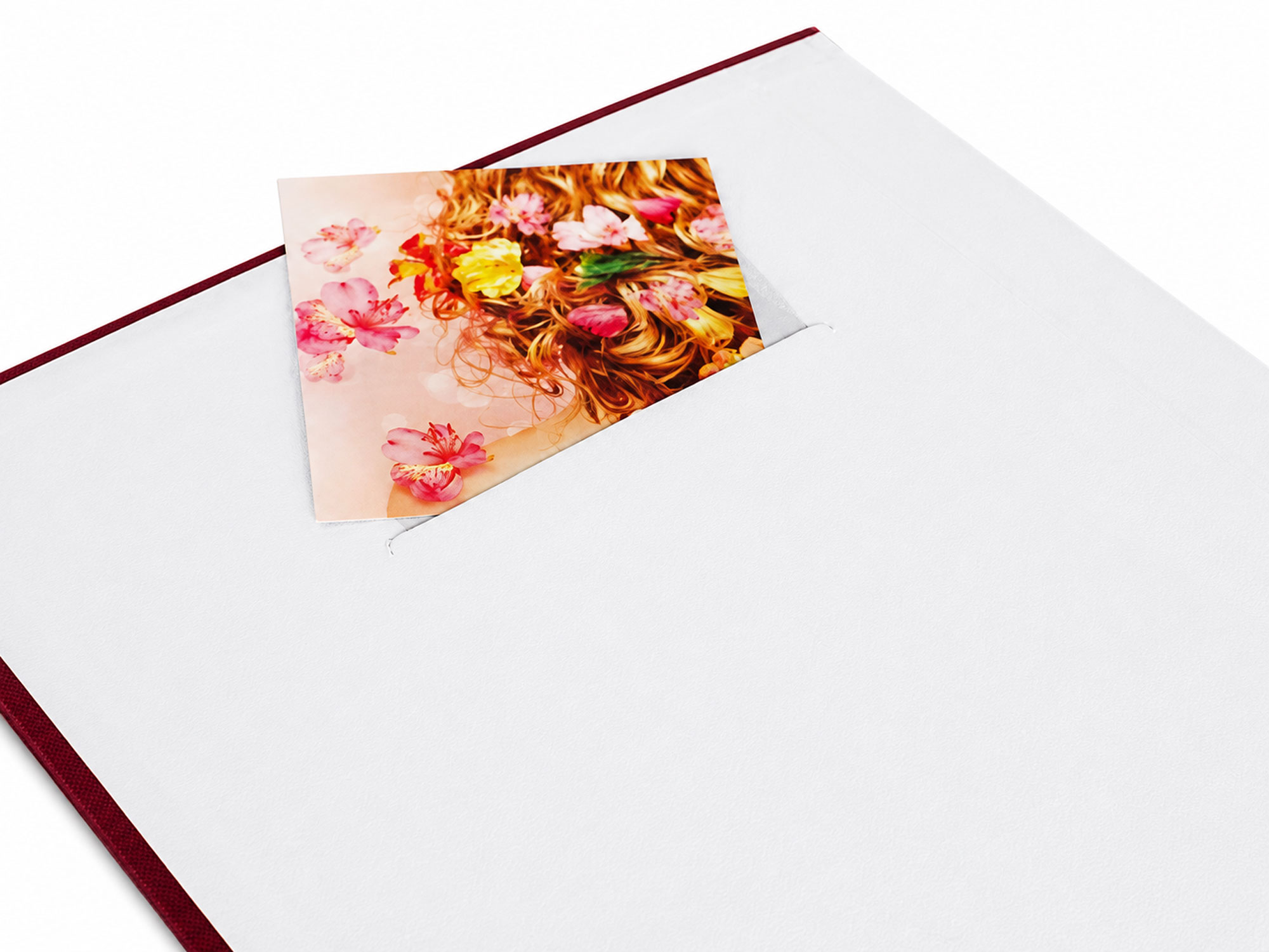 Flair Fotoalbum 30x30 cm 100 weiße Seiten Seiten Jumbo Buchalbum Fotobuch - Farbe: Blau