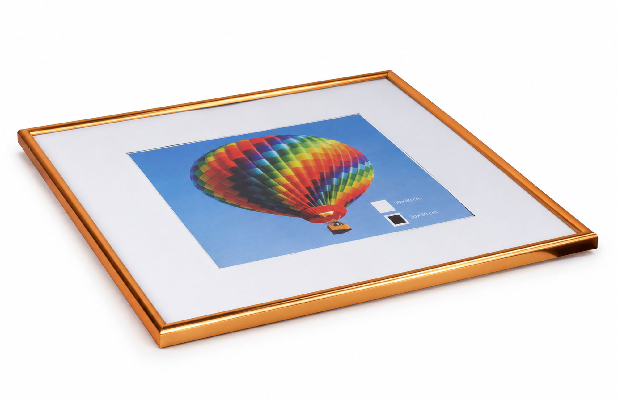 New Lifestyle Kunststoff Bilderrahmen Kunststoffrahmen Bildhalter Bildträger - Farbe: Bronze | Format: 50x50