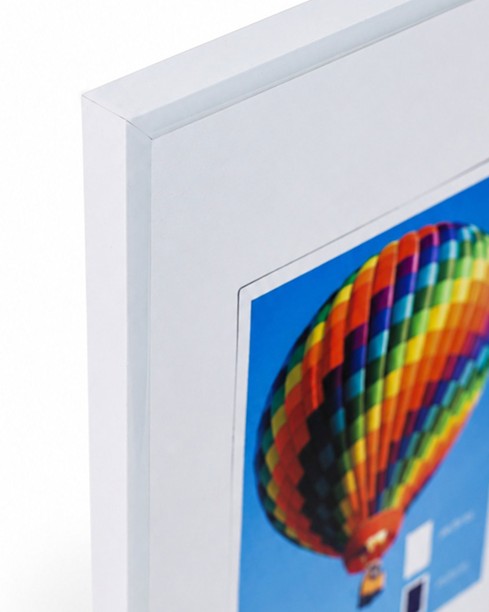 New Lifestyle Kunststoff Bilderrahmen Kunststoffrahmen Bildhalter Bildträger - Farbe: Weiß | Format: 10x15