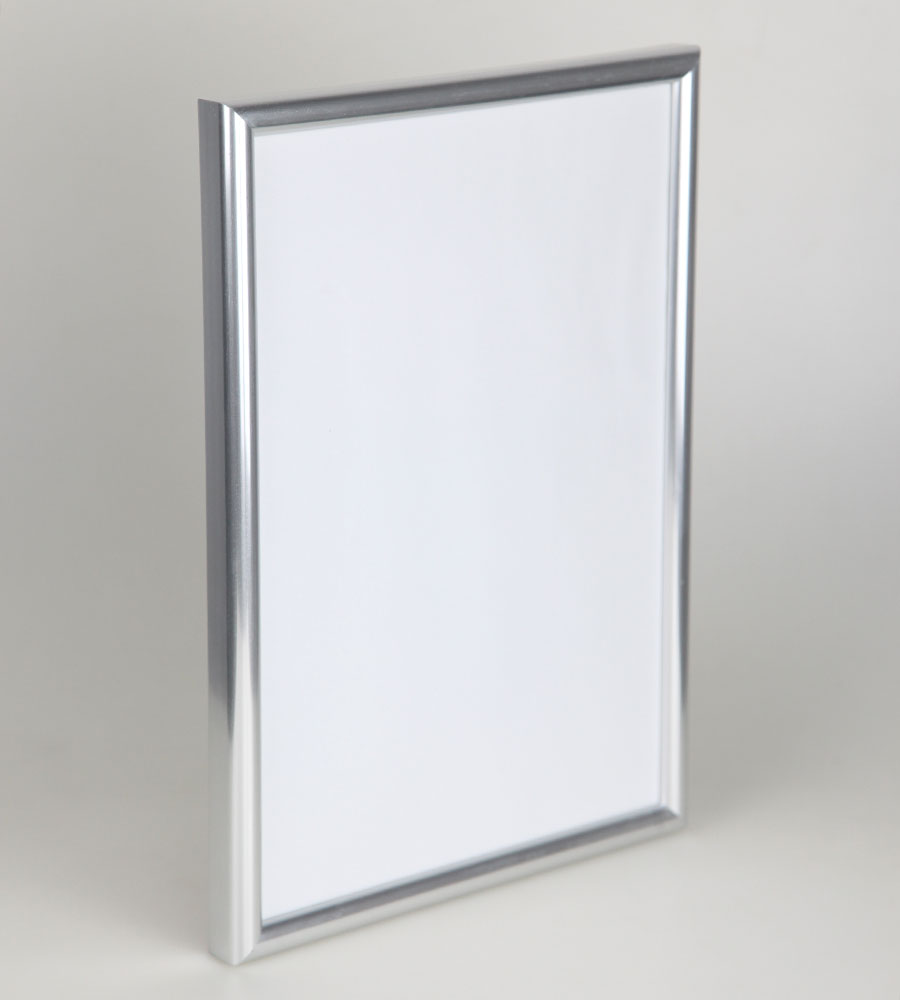 Classic Leichter Kunststoffbilderrahmen mit Acrylglas Schutz ohne Kompromisse BD - Farbe: Silber | Format: 20x30