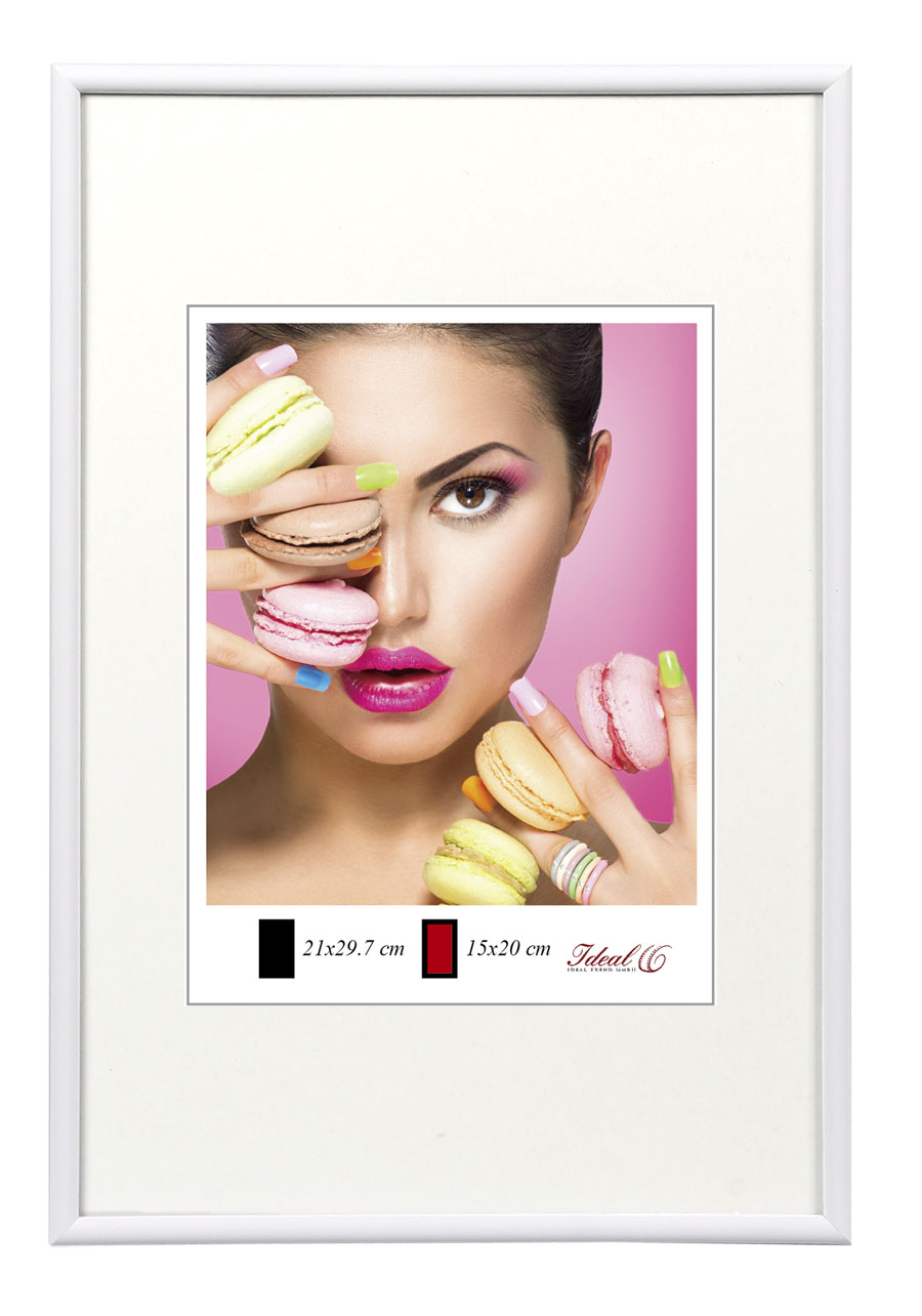 2er 3er 5er Pack Photo Style Set Bilderrahmen Wanddeko Collage Poster Kunststoff Rahmen - Pack: 5er | Farbe: Weiß | Format: 13x18