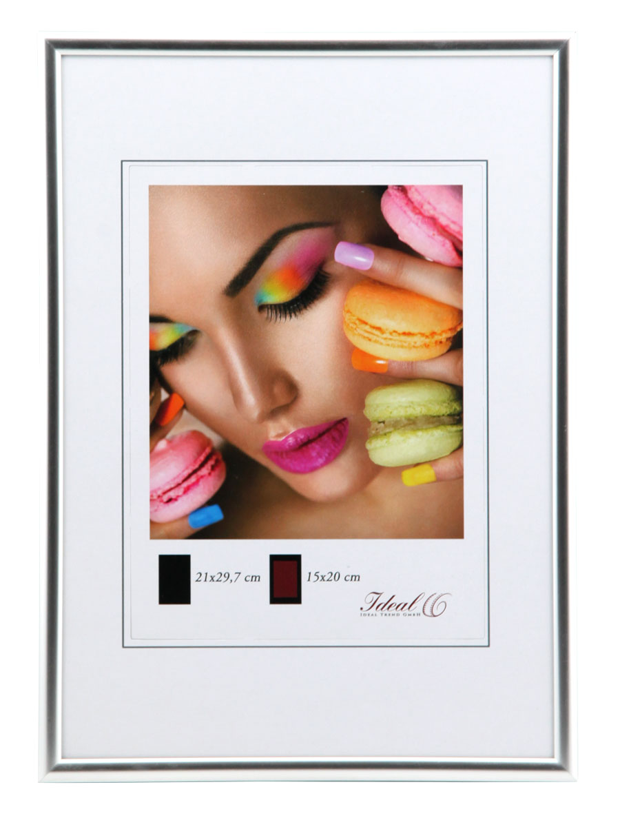 New Lifestyle Set Bilderrahmen Wanddeko Collage Poster Rahmen 2er 3er 5er Pack - Pack: 2er | Farbe: Silber | Format: 40x50