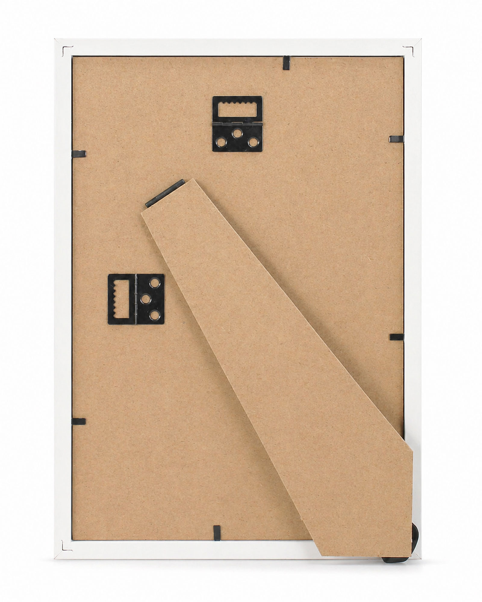3D Objektrahmen Bilderrahmen mit Passepartout & gehärtetem Glas Holz MDF Rahmen Foto Poster - Farbe: Weiß | Format: 21x29,7