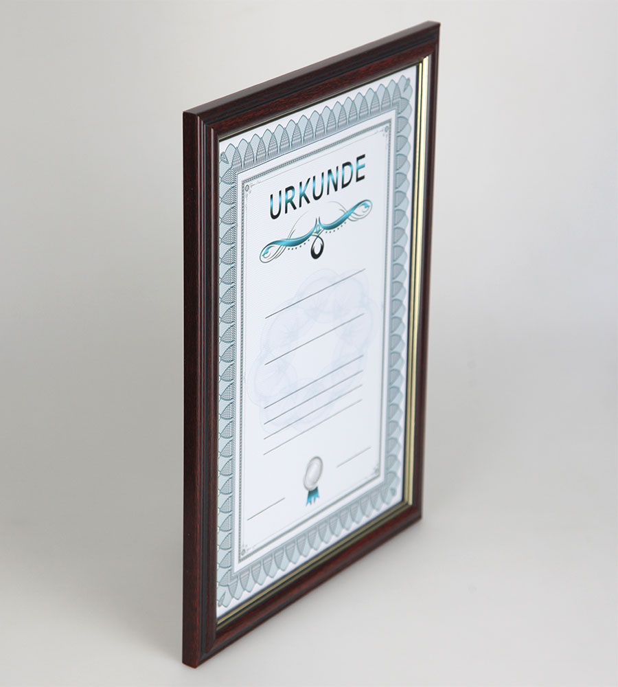 Bilderrahmen Mahagoni Klarglas Glasrahmen photo frame Fotorahmen Wanddeko Collage PS-2 - Format: 29,7x42 A3