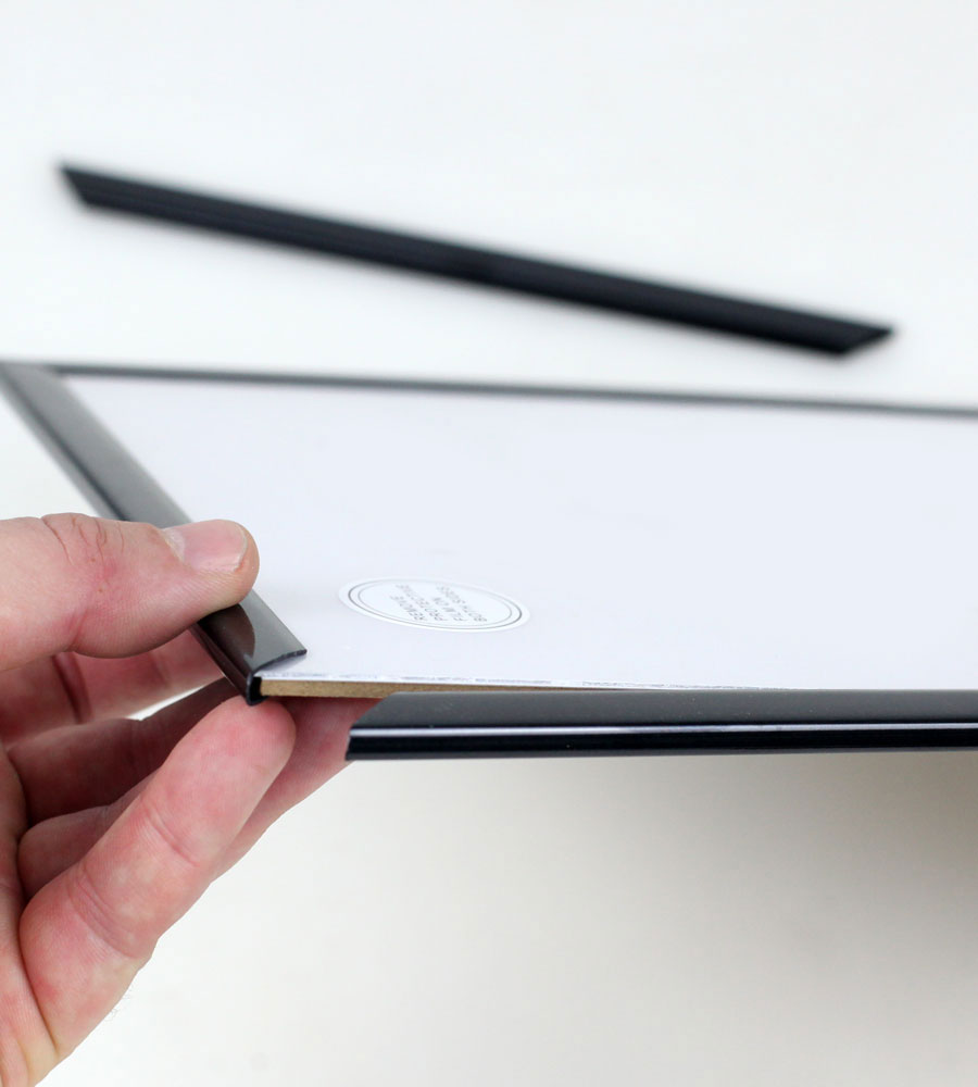 Bilderrahmen in Schwarz Fotorahmen aus Kunststoff Bilder Foto Posterrahmen Collage AC-6 -