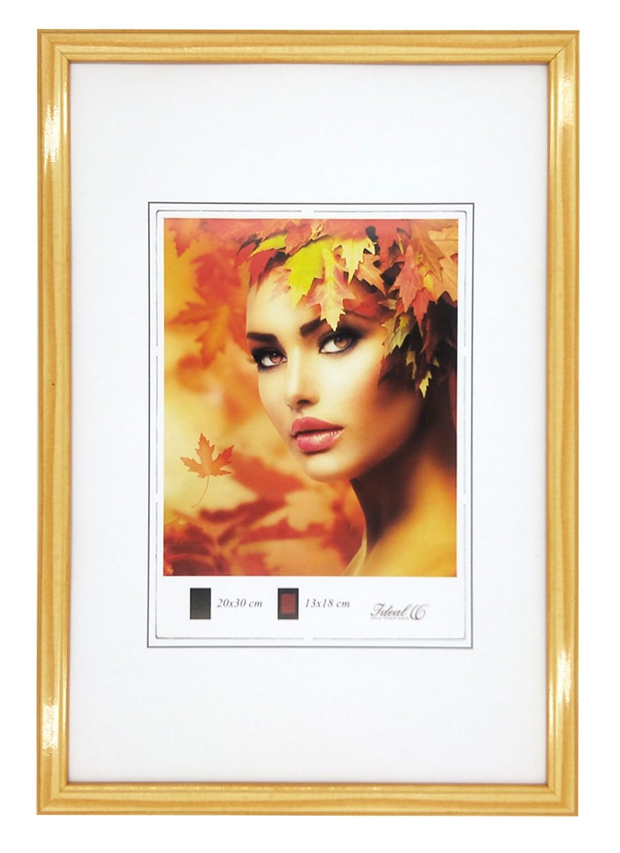 Eco Kunststoff Bilderrahmen Wanddeko Collage Poster Bilder Foto Rahmen - Farbe: Natur | Format: 30x45