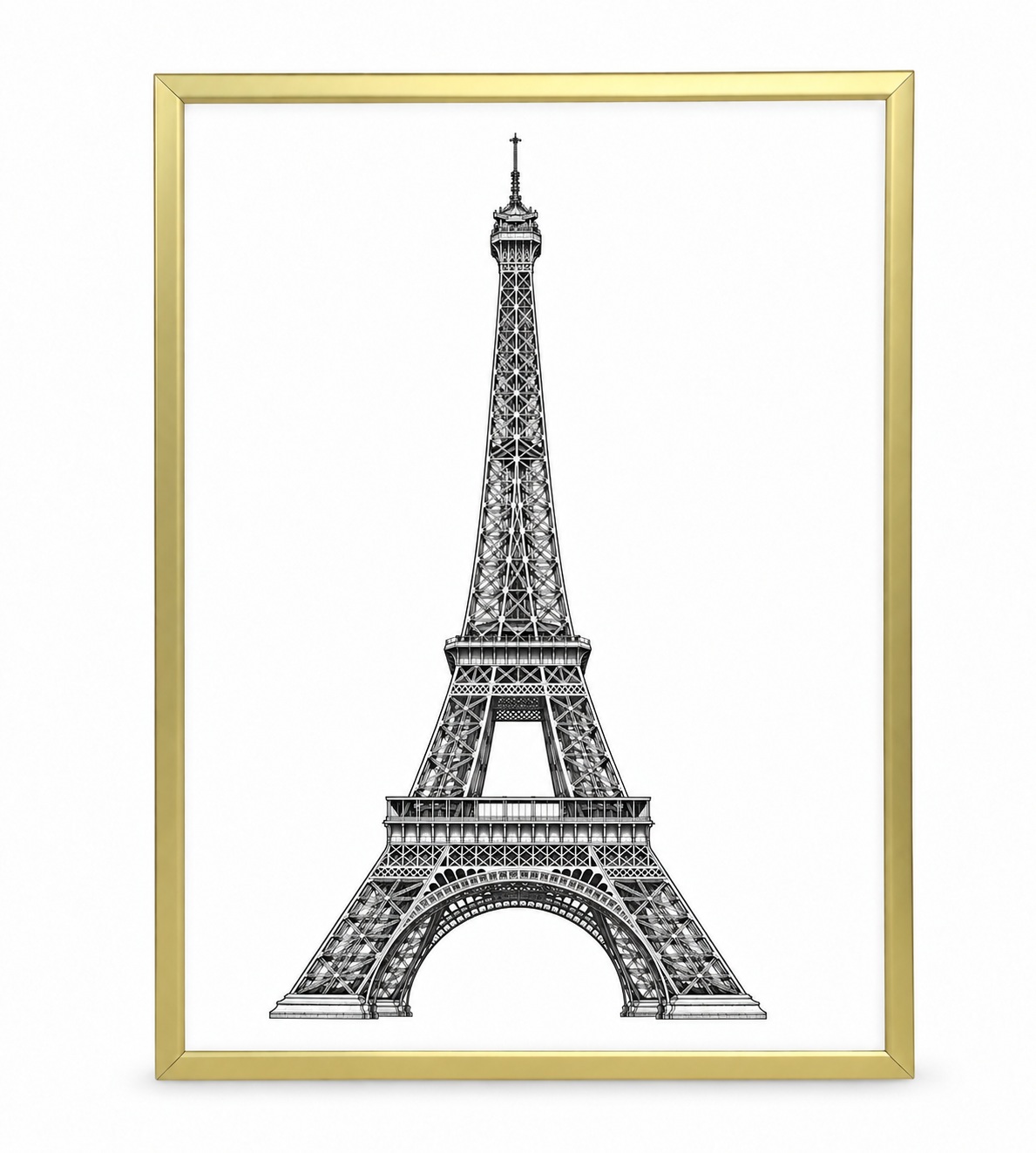 Bilderrahmen Fotorahmen aus Kunststoff Bilder Foto Posterrahmen Collage AC-6 - Farbe: Gold | Format: 30x40