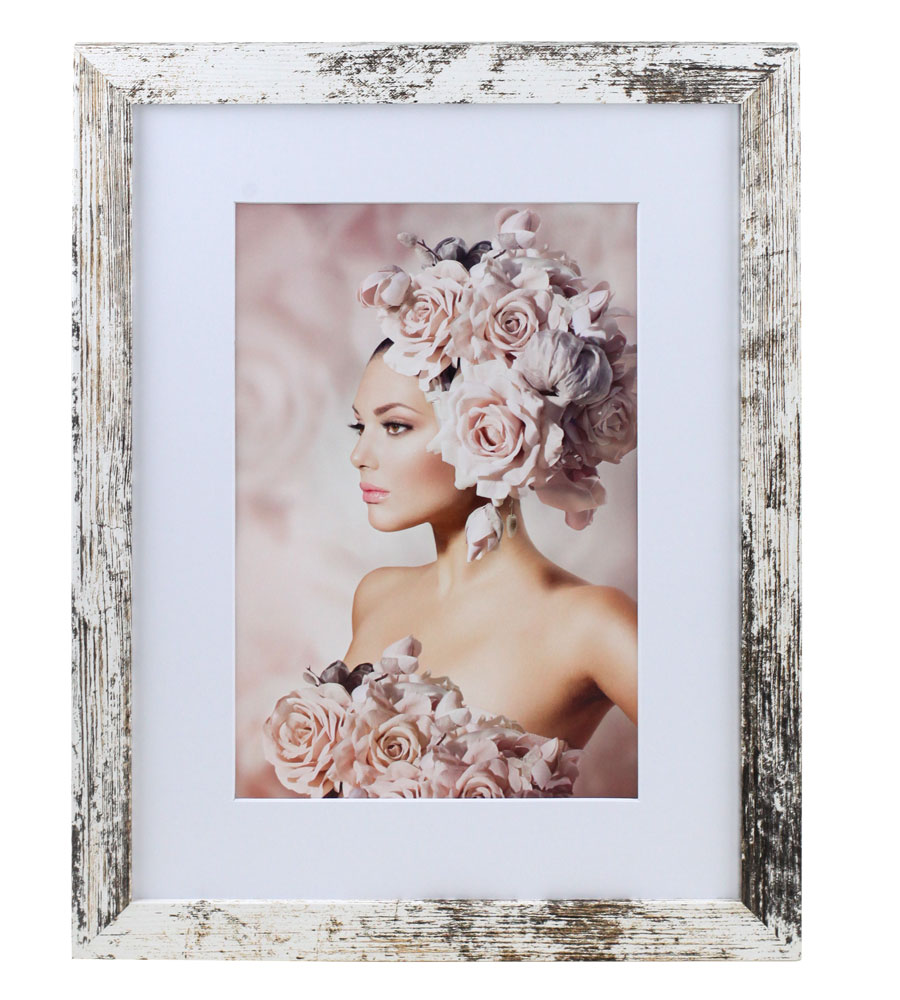 Bilderrahmen Holz Rahmen Plexi Acryl Collage Wanddeko Poster quadratisch S215 -