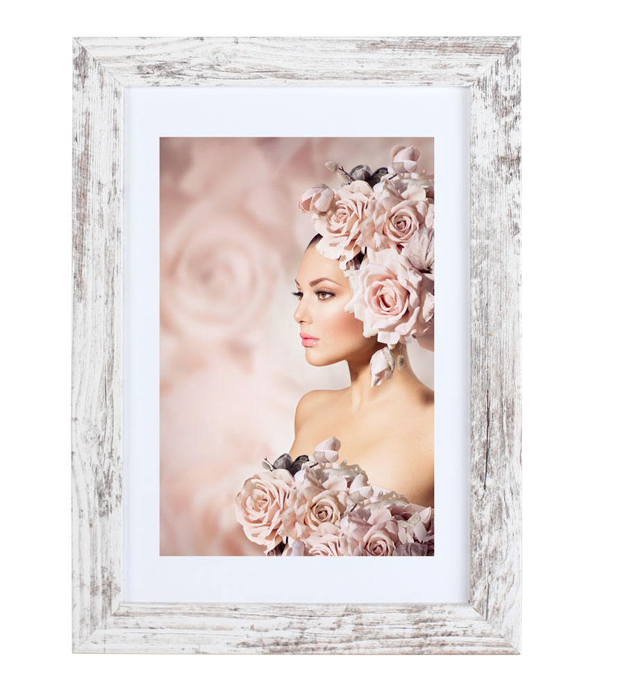 Bilderrahmen Holz Rahmen Plexi Acryl Collage Wanddeko Poster quadratisch S215 -