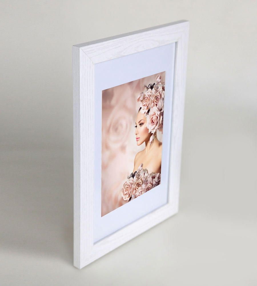 Bilderrahmen Holz Rahmen Plexi Acryl Collage Wanddeko Poster quadratisch S215 -