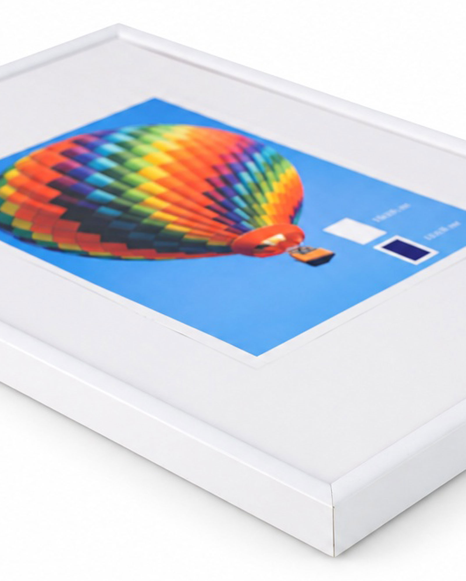 New Lifestyle Kunststoff Bilderrahmen Kunststoffrahmen Bildhalter Bildträger - Farbe: Weiß | Format: 10x15