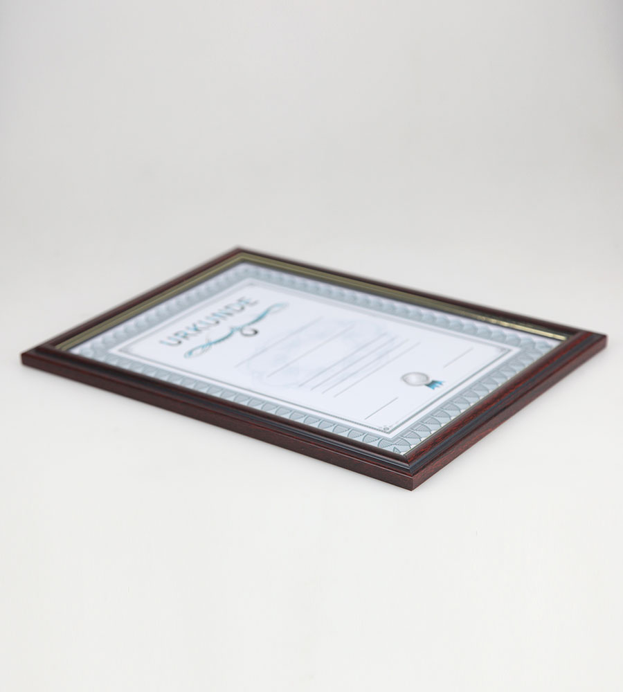 Bilderrahmen Mahagoni Klarglas Glasrahmen photo frame Fotorahmen Wanddeko Collage PS-2 - Format: 29,7x42 A3