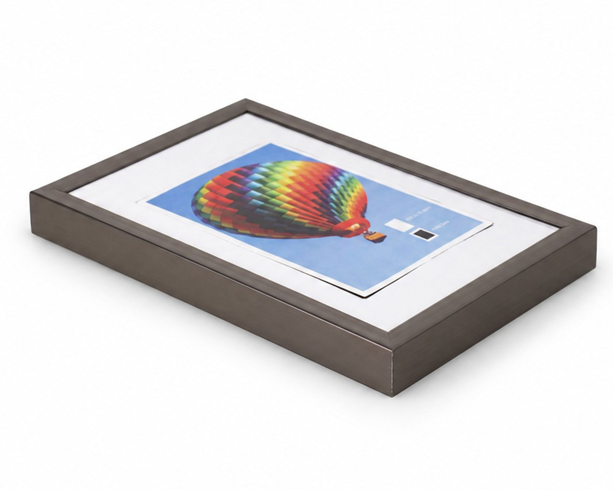 New Lifestyle Kunststoff Bilderrahmen Kunststoffrahmen Bildhalter Bildträger - Farbe: Antrazit | Format: 10x15