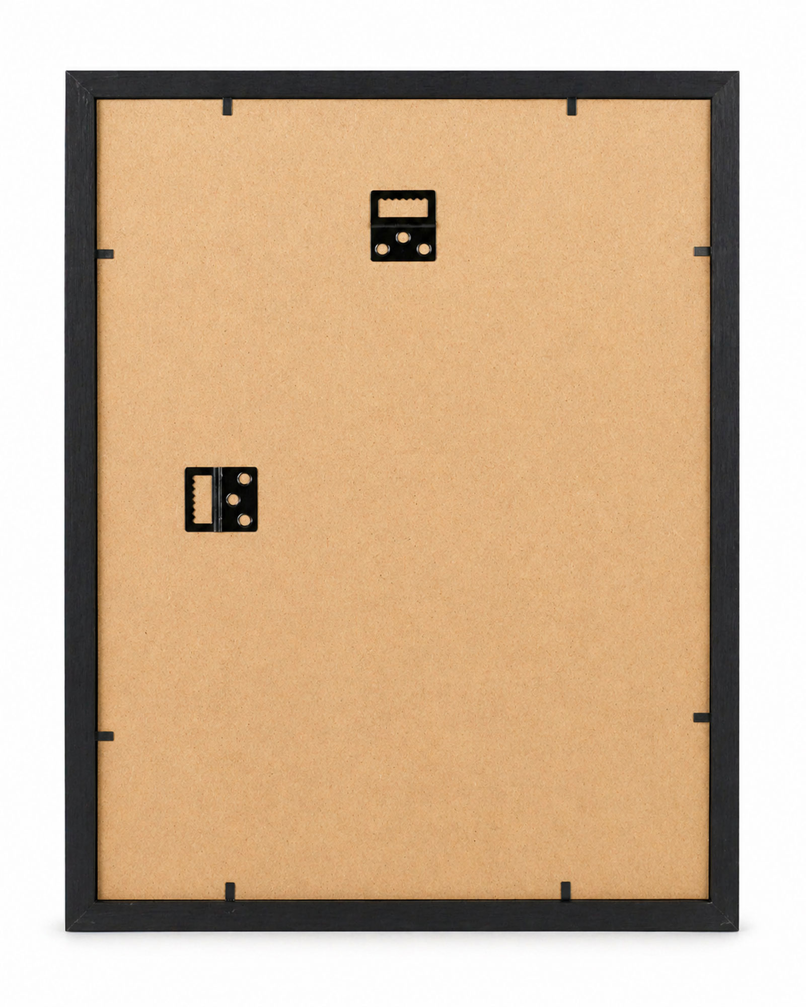 3D Objektrahmen Bilderrahmen mit Passepartout & gehärtetem Glas Holz MDF Rahmen Foto Poster - Farbe: Schwarz | Format: 30x40