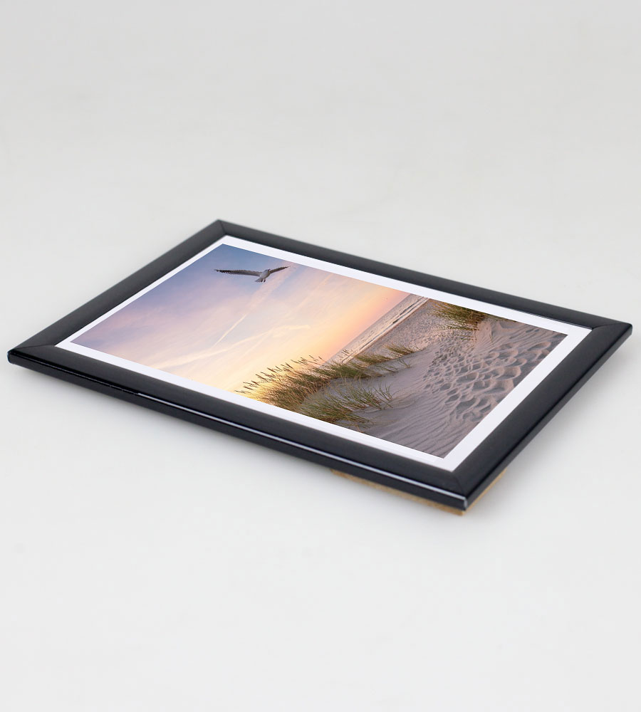 Bilderrahmen Fotorahmen aus Kunststoff Bilder Foto Posterrahmen Collage AC-6 - Farbe: Schwarz | Format: 13x18
