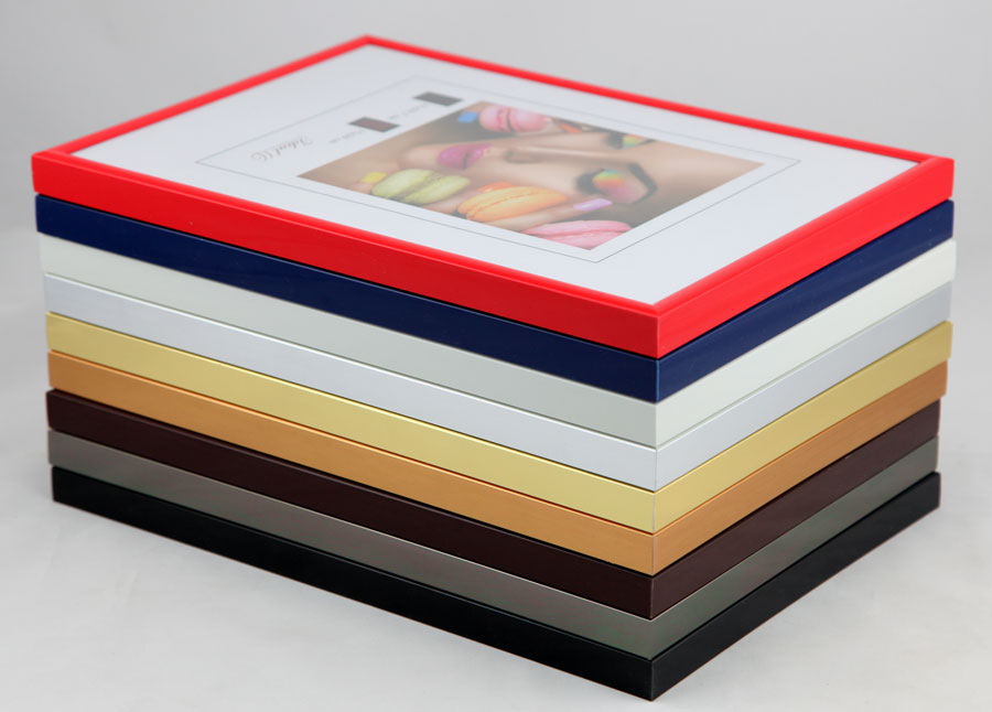 New Lifestyle Set Bilderrahmen Wanddeko Collage Poster Rahmen 2er 3er 5er Pack - Pack: 2er | Farbe: Rot | Format: 30x30