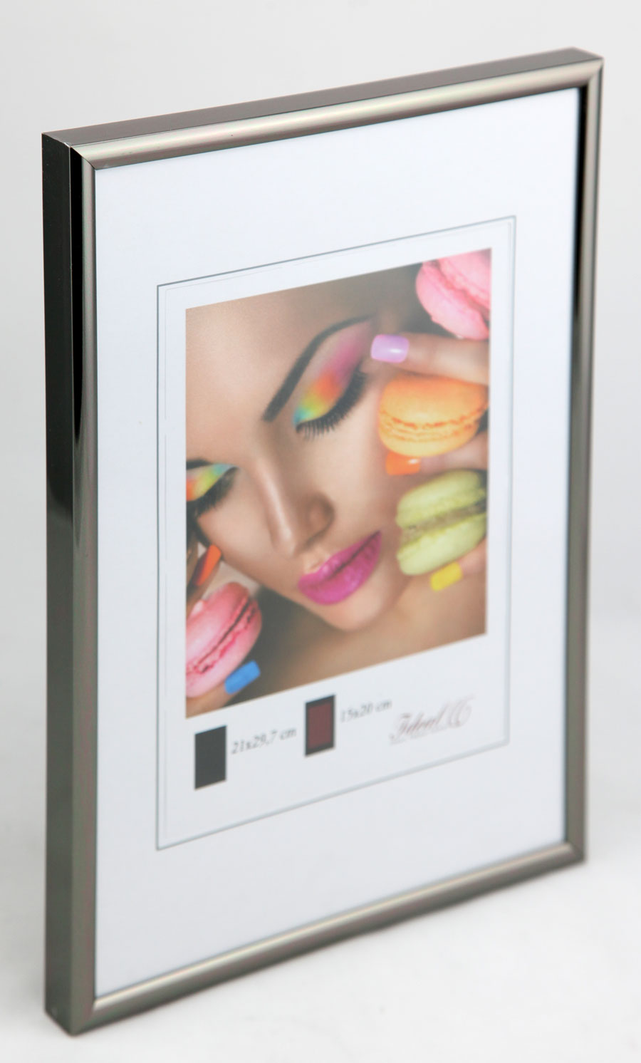 New Lifestyle Set Bilderrahmen Wanddeko Collage Poster Rahmen 2er 3er 5er Pack - Pack: 3er | Farbe: Stahl | Format: 50x70