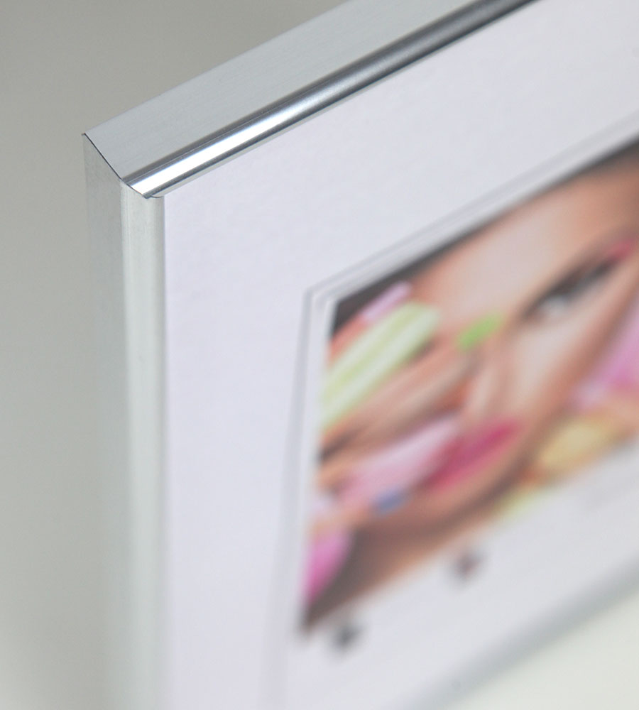2er 3er 5er Pack Photo Style Set Bilderrahmen Wanddeko Collage Poster Kunststoff Rahmen - Pack: 2er | Farbe: Silber | Format: 40x60