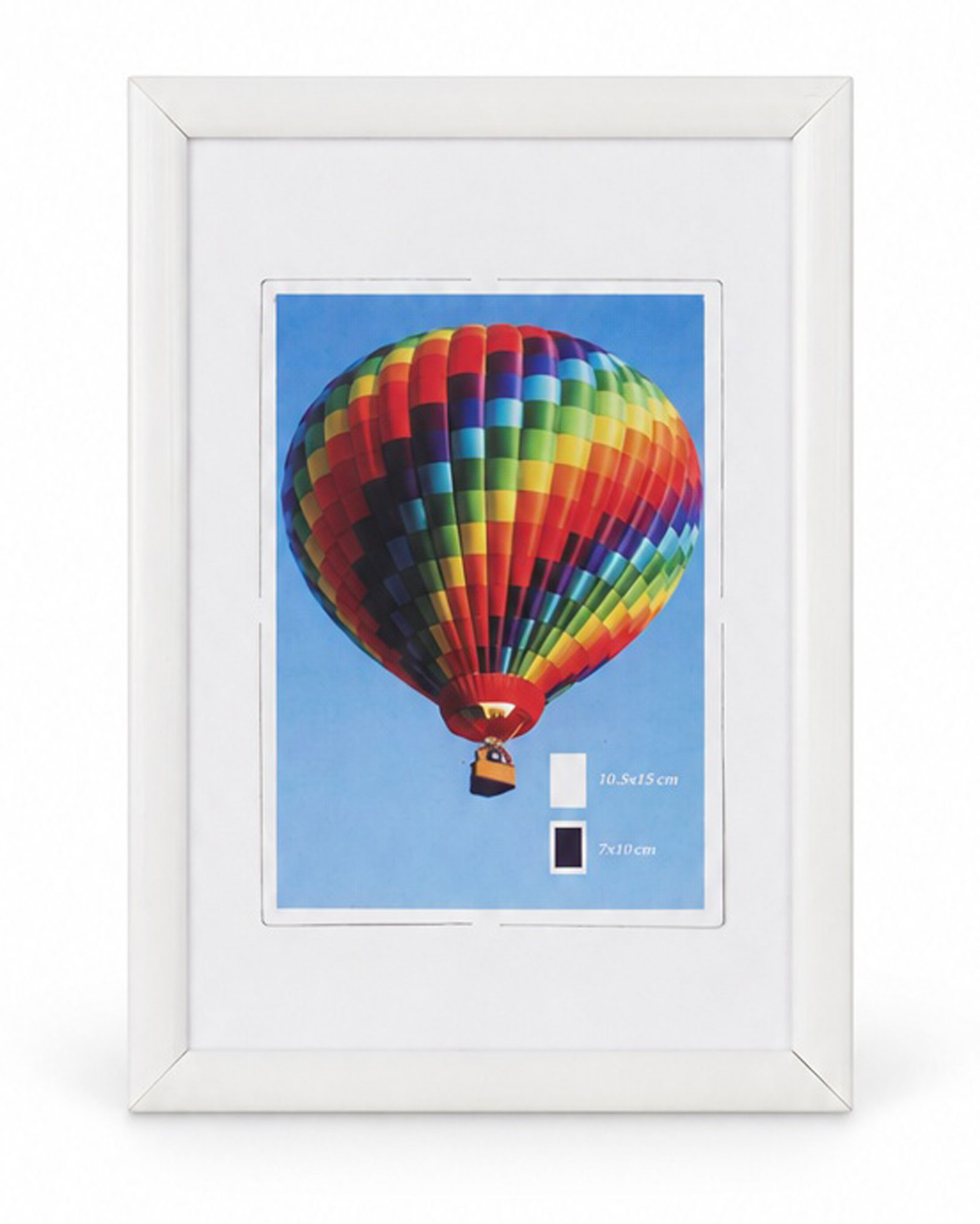 New Lifestyle Kunststoff Bilderrahmen Kunststoffrahmen Bildhalter Bildträger - Farbe: Weiß | Format: 10x15