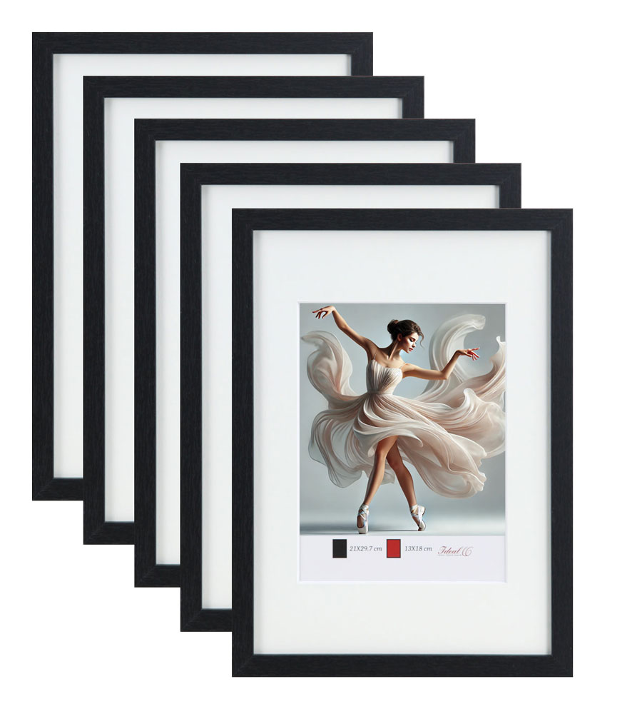 Elegantes Bilderrahmen 40x50 Schwarz Ebenbild