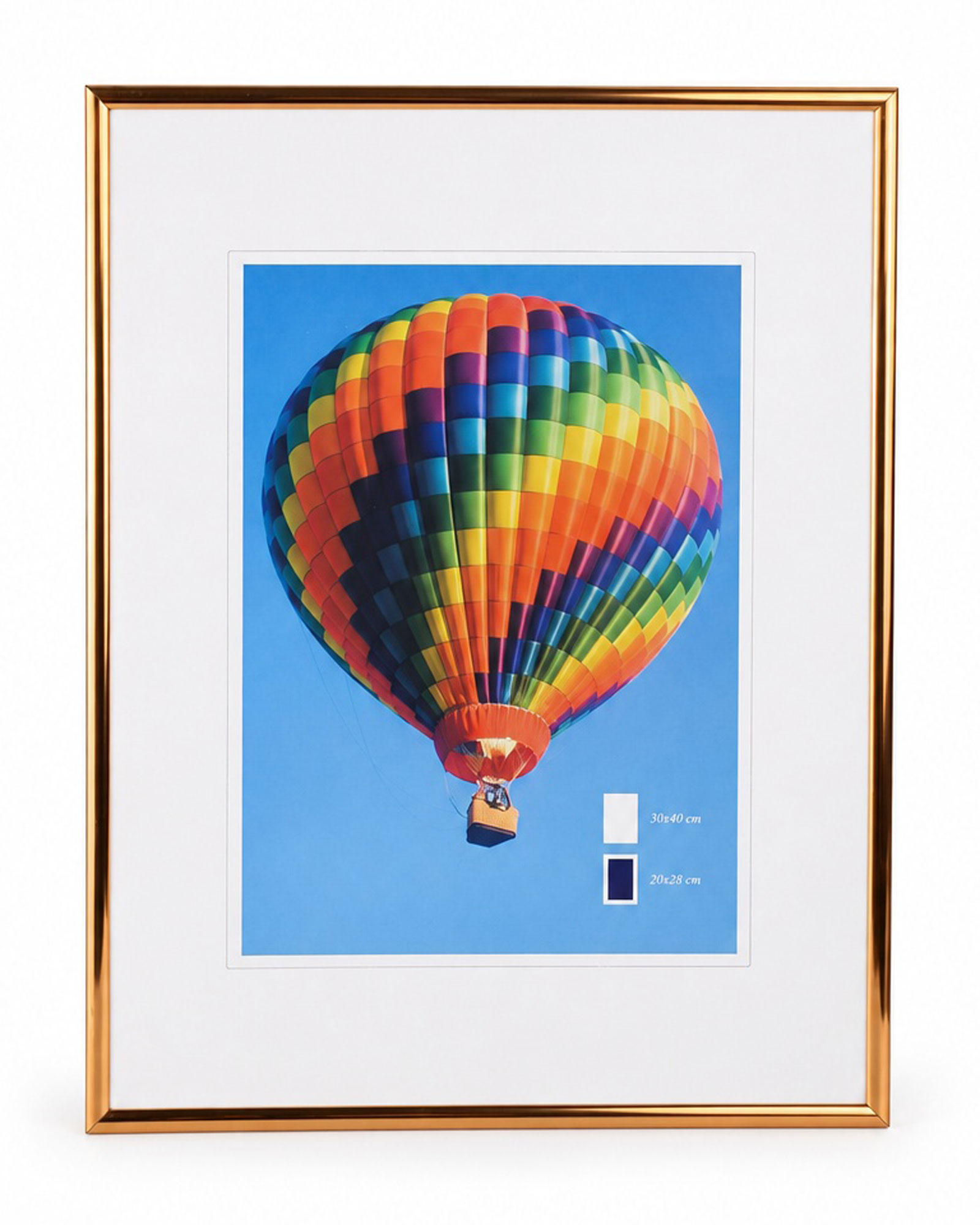 New Lifestyle Kunststoff Bilderrahmen Kunststoffrahmen Bildhalter Bildträger - Farbe: Bronze | Format: 30x40