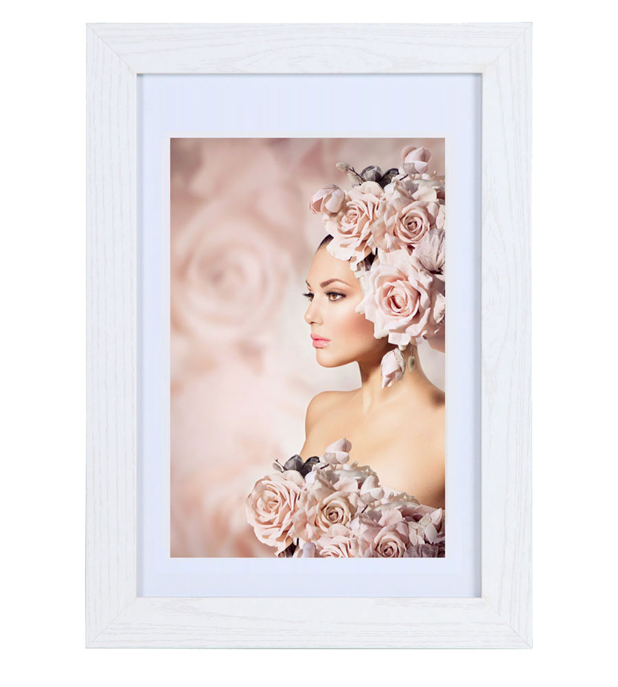 Bilderrahmen Holz Rahmen Plexi Acryl Collage Wanddeko Poster quadratisch S215 -