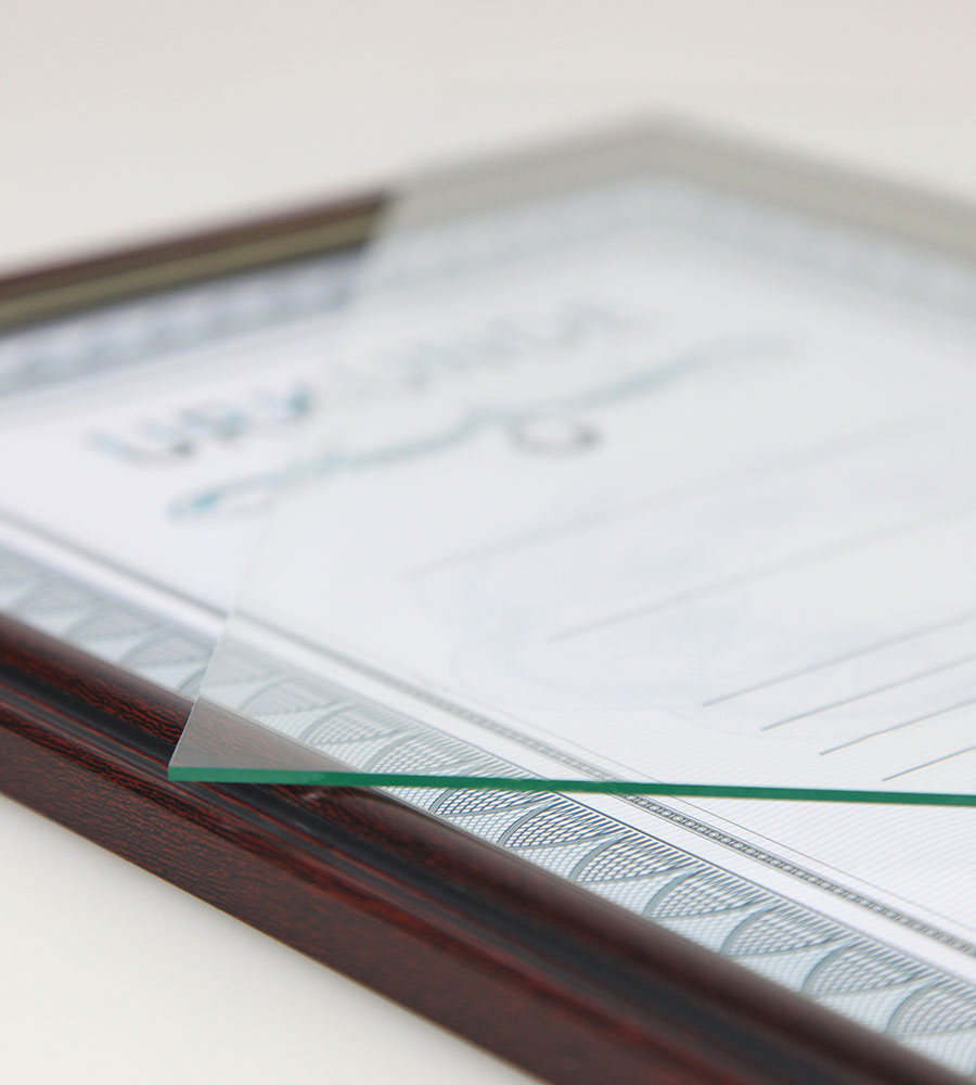 Bilderrahmen Mahagoni Klarglas Glasrahmen photo frame Fotorahmen Wanddeko Collage PS-2 - Format: 29,7x42 A3