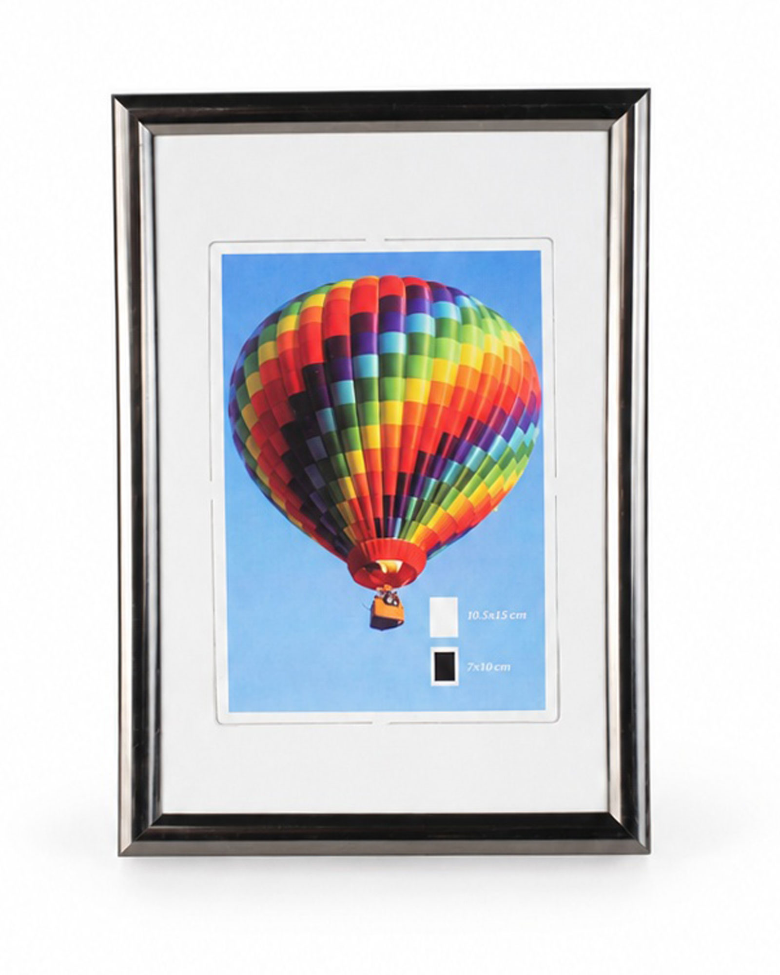 New Lifestyle Kunststoff Bilderrahmen Kunststoffrahmen Bildhalter Bildträger - Farbe: Antrazit | Format: 10x15