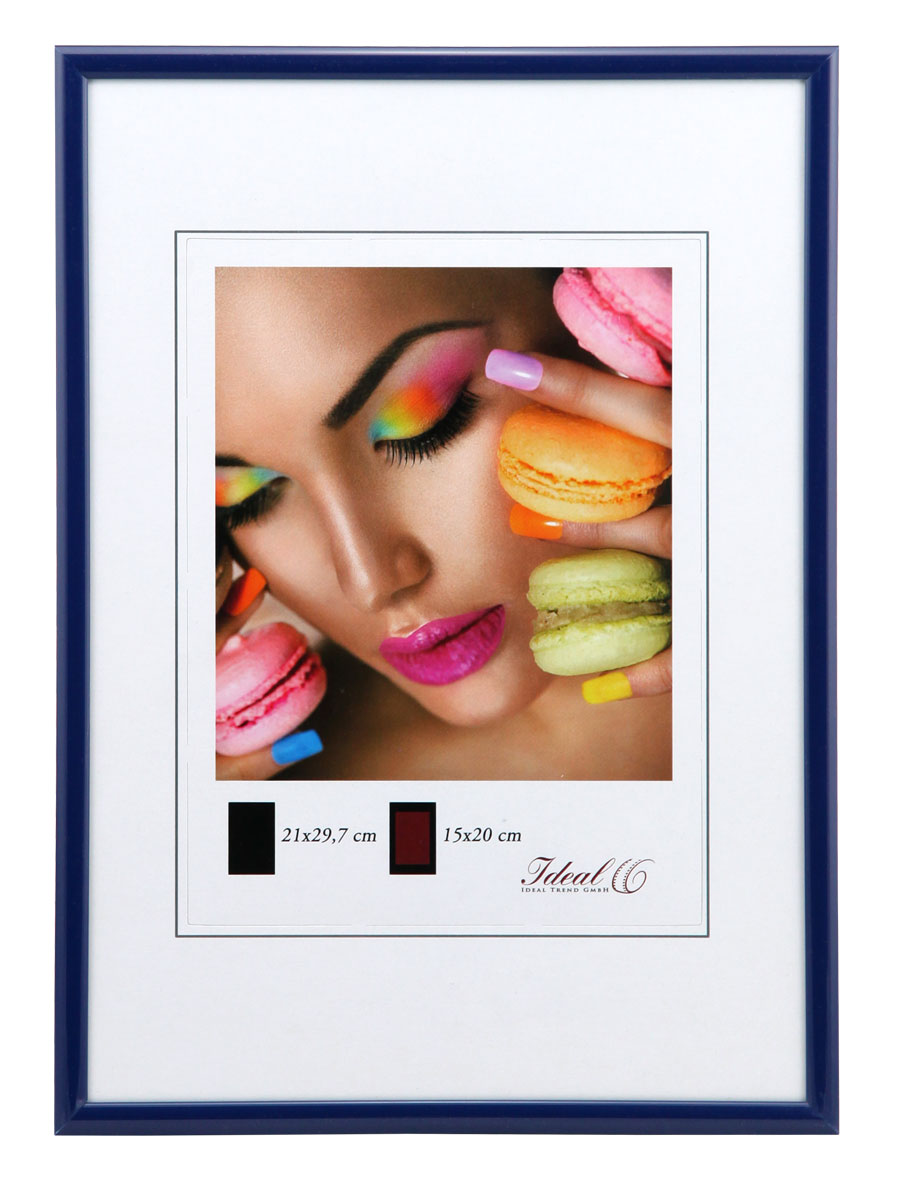 New Lifestyle Set Bilderrahmen Wanddeko Collage Poster Rahmen 2er 3er 5er Pack - Pack: 2er | Farbe: Blau | Format: 50x60