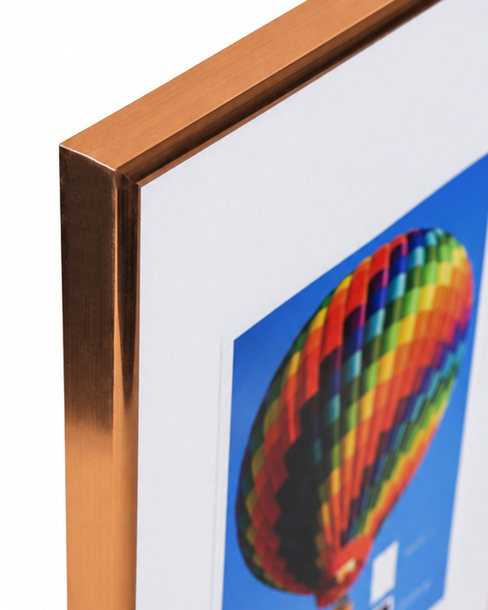 New Lifestyle Kunststoff Bilderrahmen Kunststoffrahmen Bildhalter Bildträger - Farbe: Bronze | Format: 10x15