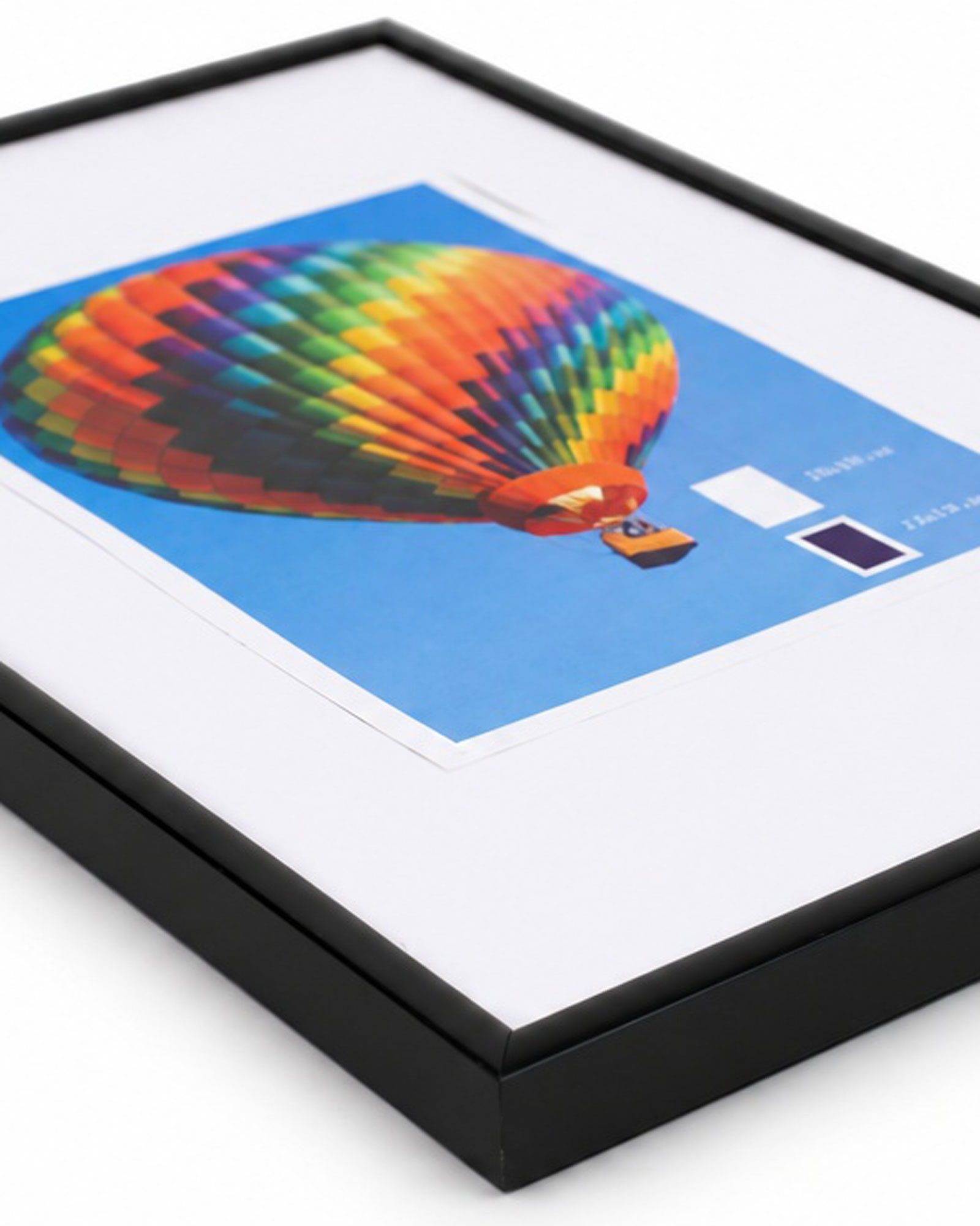 New Lifestyle Kunststoff Bilderrahmen Kunststoffrahmen Bildhalter Bildträger - Farbe: Schwarz | Format: 50x60